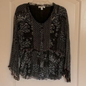 Beautiful Coldwater Creek Blouse- Size Medium - Large